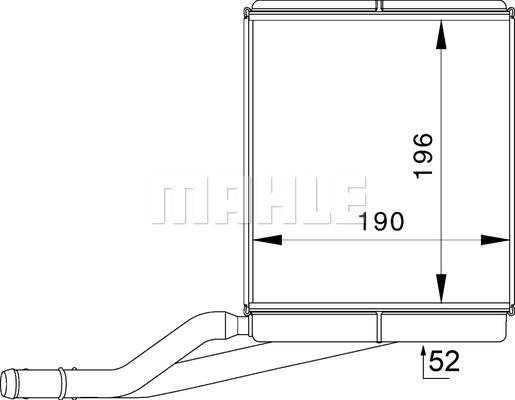 Wilmink Group WG2180107 - Теплообмінник, опалення салону autocars.com.ua