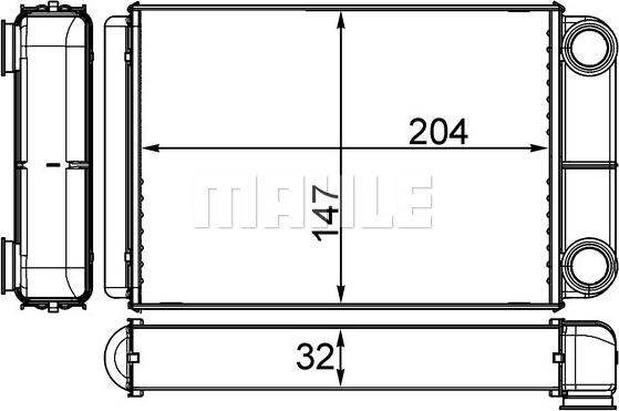 Wilmink Group WG2180133 - Теплообмінник, опалення салону autocars.com.ua