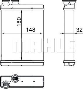 Wilmink Group WG2180140 - Теплообмінник, опалення салону autocars.com.ua