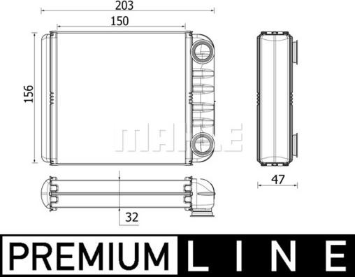 Wilmink Group WG2180152 - Теплообмінник, опалення салону autocars.com.ua