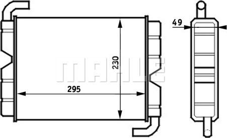 Wilmink Group WG2180164 - Теплообмінник, опалення салону autocars.com.ua