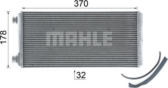 Wilmink Group WG2180169 - Теплообмінник, опалення салону autocars.com.ua