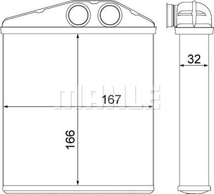 Wilmink Group WG2180175 - Теплообмінник, опалення салону autocars.com.ua