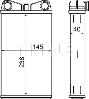 Wilmink Group WG2180186 - Теплообмінник, опалення салону autocars.com.ua