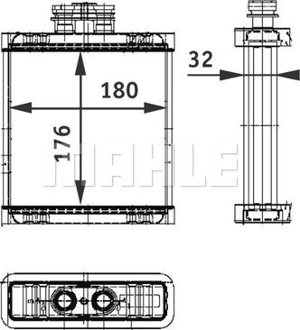 Wilmink Group WG2180192 - Теплообмінник, опалення салону autocars.com.ua