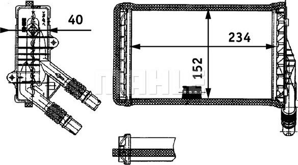 Wilmink Group WG2180208 - Теплообменник, отопление салона autodnr.net