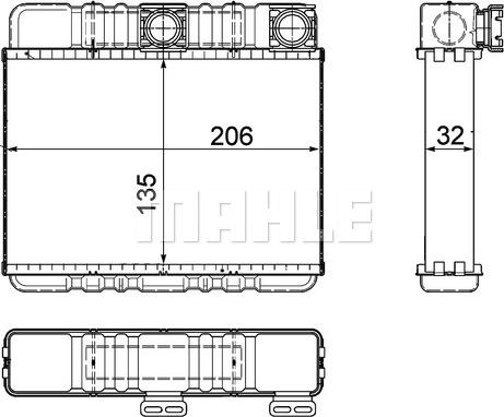 Wilmink Group WG2180210 - Теплообмінник, опалення салону autocars.com.ua