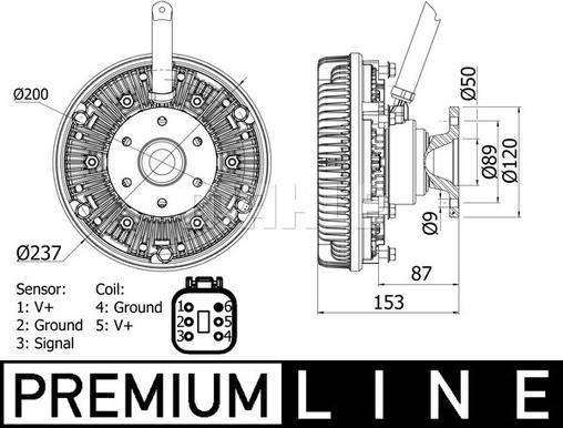 Wilmink Group WG2180412 - Зчеплення, вентилятор радіатора autocars.com.ua