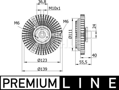 Wilmink Group WG2180465 - Сцепление, вентилятор радиатора autodnr.net
