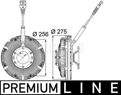 Wilmink Group WG2180506 - Зчеплення, вентилятор радіатора autocars.com.ua