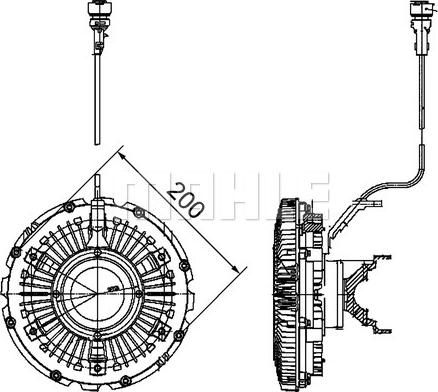 Wilmink Group WG2180508 - Зчеплення, вентилятор радіатора autocars.com.ua