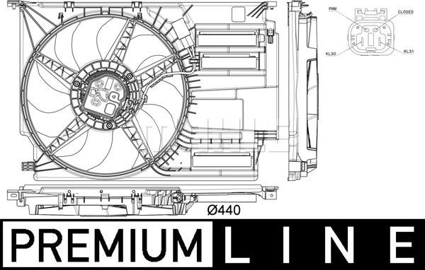 Wilmink Group WG2180763 - Вентилятор, охлаждение двигателя autodnr.net