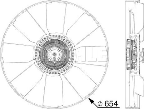 Wilmink Group WG2180852 - Вентилятор, охолодження двигуна autocars.com.ua