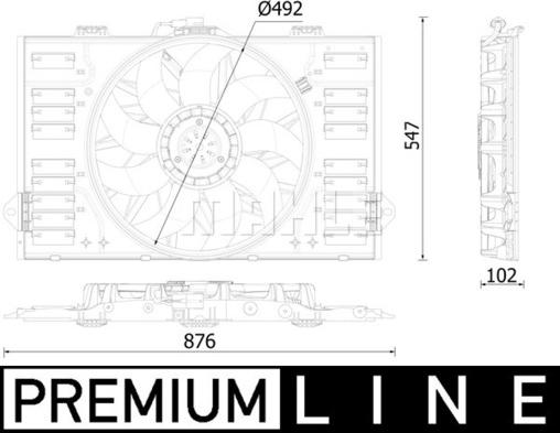 Wilmink Group WG2180883 - Вентилятор, охлаждение двигателя autodnr.net