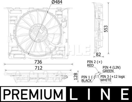 Wilmink Group WG2180887 - Вентилятор, охолодження двигуна autocars.com.ua