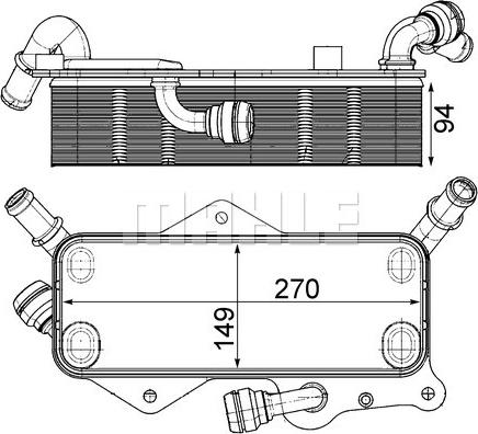 Wilmink Group WG2181167 - Масляний радіатор, автоматична коробка передач autocars.com.ua