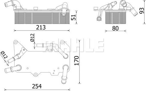 Wilmink Group WG2181200 - Масляний радіатор, автоматична коробка передач autocars.com.ua