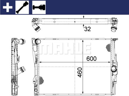 Wilmink Group WG2182302 - Радіатор, охолодження двигуна autocars.com.ua