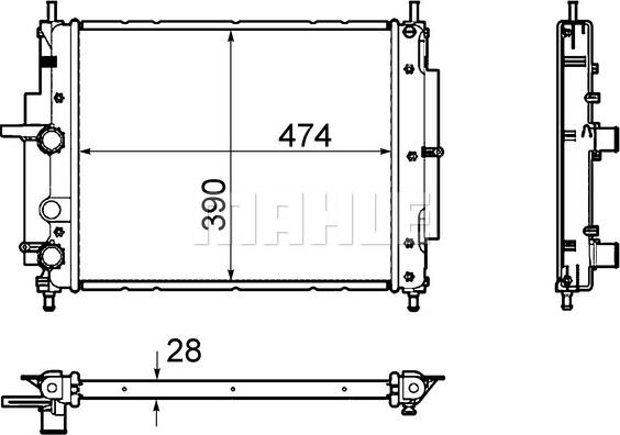 Wilmink Group WG2182328 - Радиатор, охлаждение двигателя autodnr.net