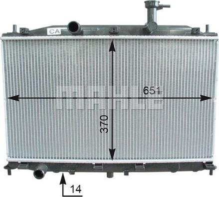 Wilmink Group WG2182348 - Радіатор, охолодження двигуна autocars.com.ua