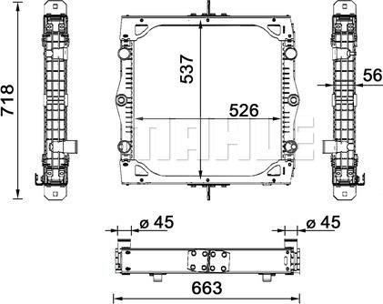 Wilmink Group WG2182374 - Радіатор, охолодження двигуна autocars.com.ua