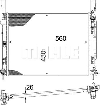 Wilmink Group WG2182393 - Радіатор, охолодження двигуна autocars.com.ua