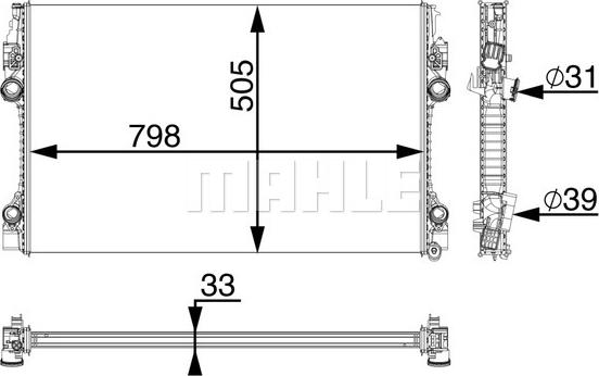 Wilmink Group WG2182405 - Радиатор, охлаждение двигателя autodnr.net