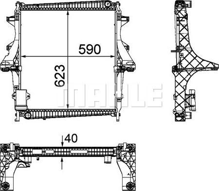 Wilmink Group WG2182413 - Радіатор, охолодження двигуна autocars.com.ua