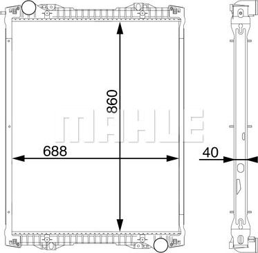 Wilmink Group WG2182418 - Радіатор, охолодження двигуна autocars.com.ua