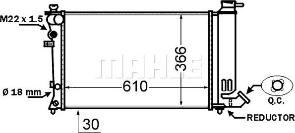 Wilmink Group WG2182626 - Радиатор, охлаждение двигателя autodnr.net