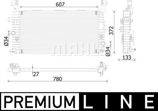 Wilmink Group WG2182681 - Радіатор, охолодження двигуна autocars.com.ua