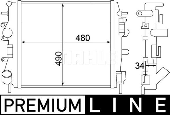 Wilmink Group WG2182694 - Радіатор, охолодження двигуна autocars.com.ua