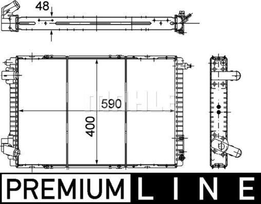 Wilmink Group WG2182695 - Радіатор, охолодження двигуна autocars.com.ua