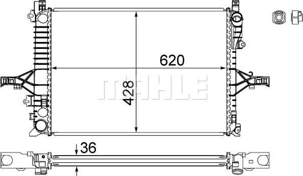 Wilmink Group WG2182732 - Радіатор, охолодження двигуна autocars.com.ua