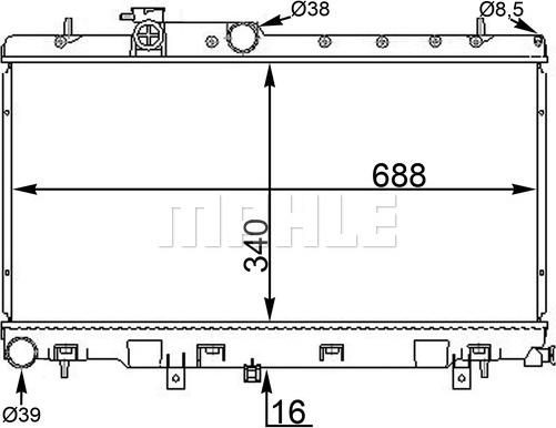 Wilmink Group WG2182747 - Радіатор, охолодження двигуна autocars.com.ua