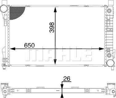 Wilmink Group WG2182790 - Радиатор, охлаждение двигателя autodnr.net