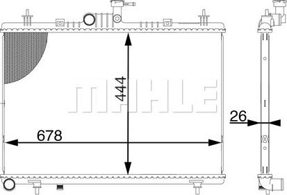 Wilmink Group WG2182793 - Радиатор, охлаждение двигателя autodnr.net