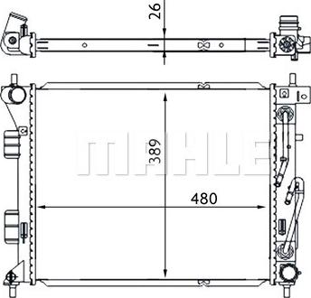 Wilmink Group WG2182828 - Радіатор, охолодження двигуна autocars.com.ua