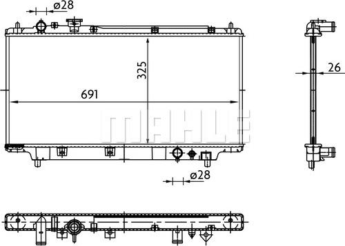 Wilmink Group WG2182881 - Радіатор, охолодження двигуна autocars.com.ua