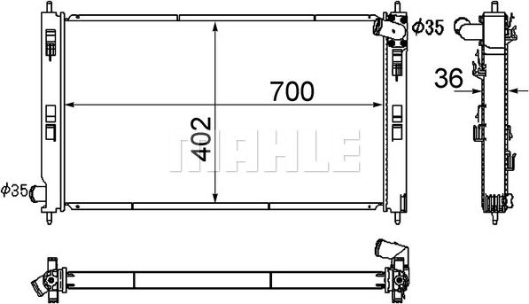 Wilmink Group WG2182914 - Радіатор, охолодження двигуна autocars.com.ua