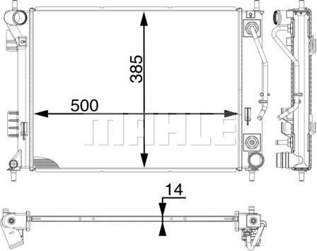 Wilmink Group WG2182980 - Радіатор, охолодження двигуна autocars.com.ua