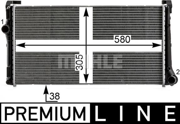 Wilmink Group WG2183007 - Радіатор, охолодження двигуна autocars.com.ua