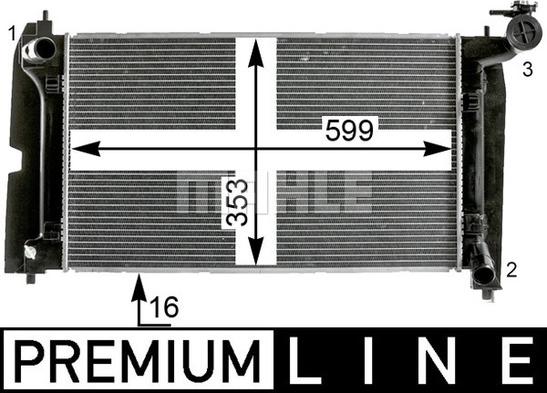 Wilmink Group WG2183043 - Радіатор, охолодження двигуна autocars.com.ua