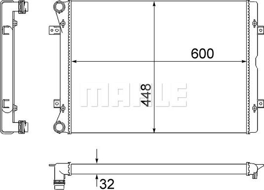 Wilmink Group WG2183055 - Радіатор, охолодження двигуна autocars.com.ua