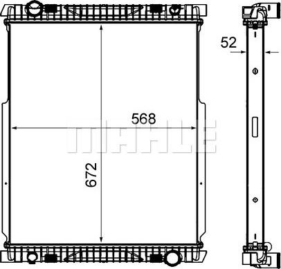 Wilmink Group WG2183082 - Радиатор, охлаждение двигателя autodnr.net