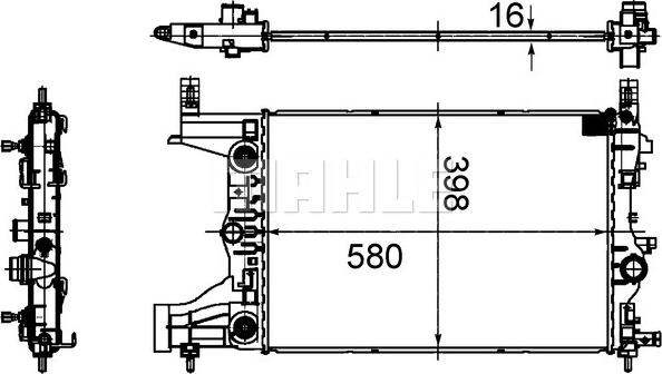 Wilmink Group WG2183127 - Радіатор, охолодження двигуна autocars.com.ua