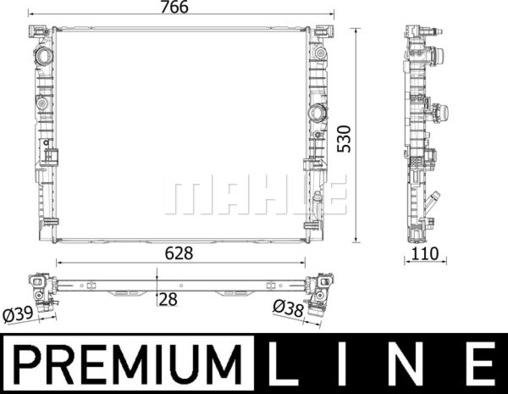 Wilmink Group WG2183160 - Радіатор, охолодження двигуна autocars.com.ua