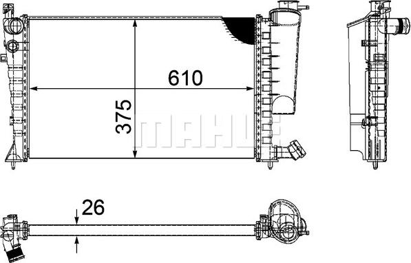 Wilmink Group WG2183172 - Радіатор, охолодження двигуна autocars.com.ua