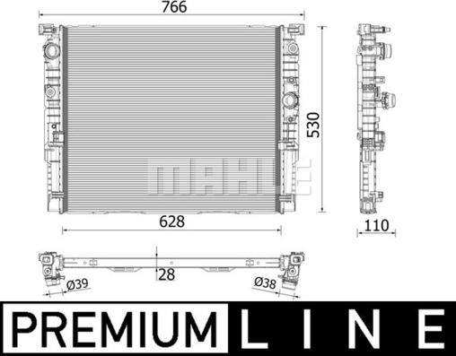 Wilmink Group WG2183177 - Радіатор, охолодження двигуна autocars.com.ua