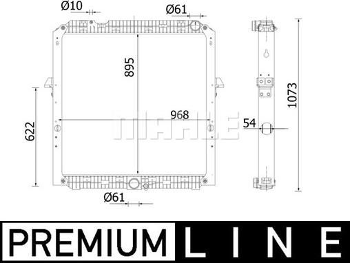 Wilmink Group WG2183179 - Радіатор, охолодження двигуна autocars.com.ua